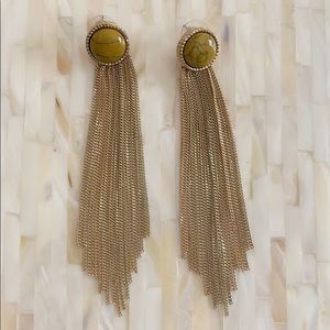 Gianni Bini chain drop statement earrings!